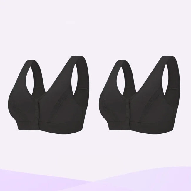 Front Button Comfort Bra