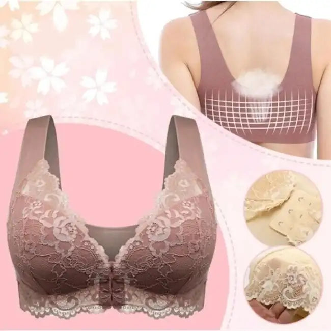 For Women Front Closure 5D Beauty Back  Comfy Bra