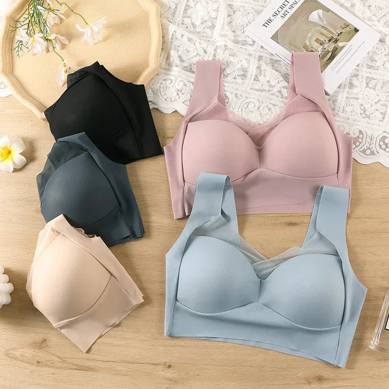 Buy 1 Free 1(2packs)🔥 Plus Size Seamless Push Up Wireless Bras-50% OFF!FREE SHIPPING