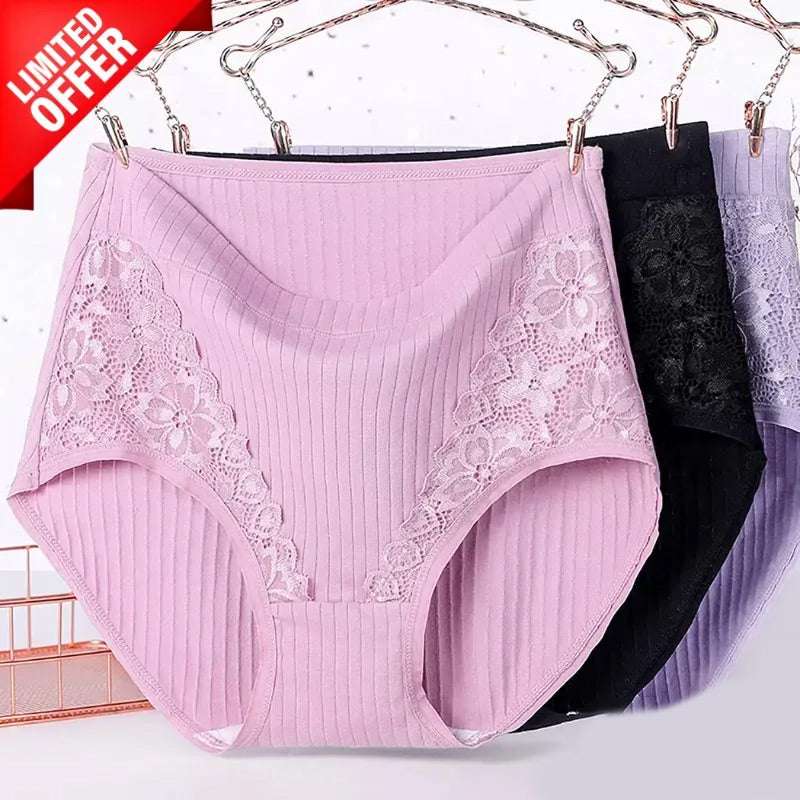 Cotton Lace Antibacterial Panties