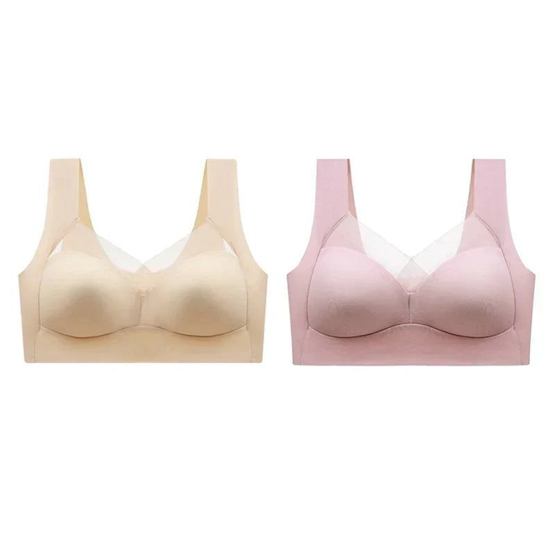 Buy 1 Free 1(2packs)🔥 Plus Size Seamless Push Up Wireless Bras-50% OFF!FREE SHIPPING