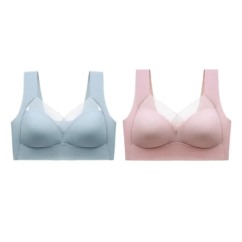 Buy 1 Free 1(2packs)🔥 Plus Size Seamless Push Up Wireless Bras-50% OFF!FREE SHIPPING